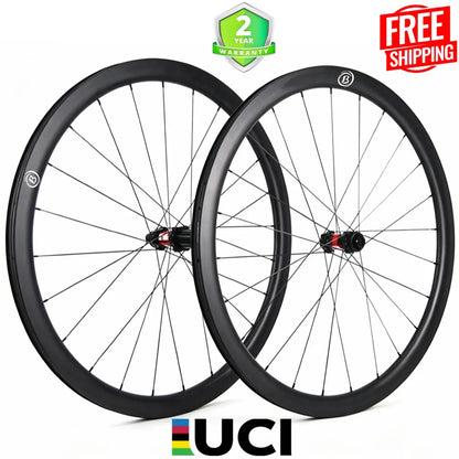 Bola EXP 35G Carbon Gravel Wheelset – 700C, 35mm Depth, 36mm Wide, DT Swiss 240s, 1270g Carbon Fiber Sporting Goods