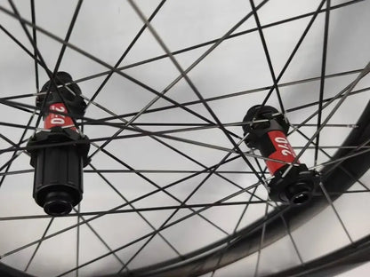 Bola EXP 50C DT Swiss 240S Carbon Road Wheelset, 50mm Rim Brake, Tubeless Ready, 25/28mm, 1380g Carbon Fiber Sporting Goods