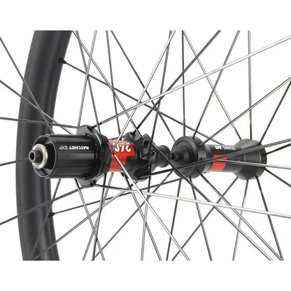 Bola EXP 40C DT240S Carbon Road Wheelset, 40mm Rim Brake Tubeless, 25/28mm Wide, 1300g Carbon Fiber Sporting Goods