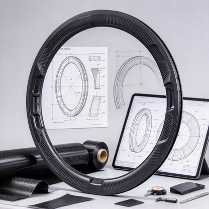 BOLA 700c OEM Carbon Bike Rim | T700/T800/T1000, Tubeless-Ready