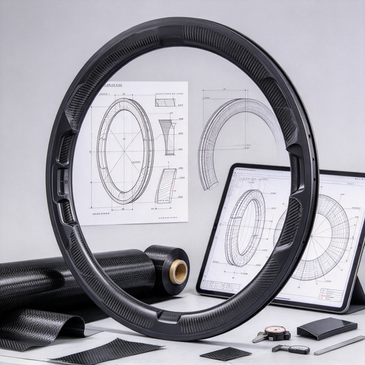 BOLA 700c OEM Carbon Bike Rim | T700/T800/T1000, Tubeless-Ready