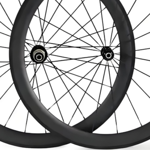 38mm Carbon Tubeless Road Wheelset featuring 700C size, 25mm width, rim brake compatibility, and weighing 1477g.