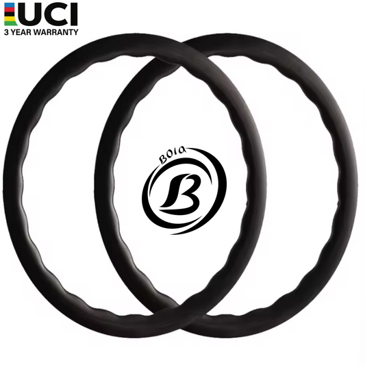 Ultralight Carbon Gravel Bike Rims 700c | 34mm Wide, UV-Shape, 35mm & 40mm | Disc Brake | Bola