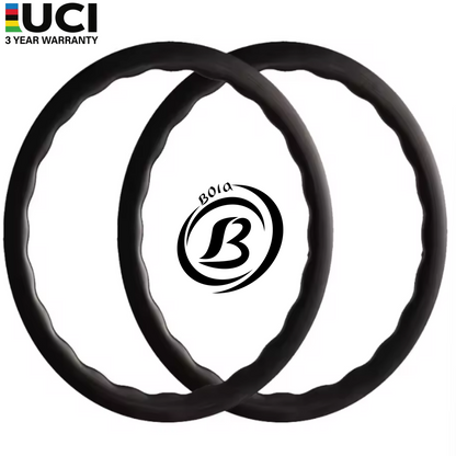 700C Carbon Road Rim | 28mm Wide | 40mm & 45mm Depth | Disc Brake | 24-Spoke Carbon Fiber Sporting Goods