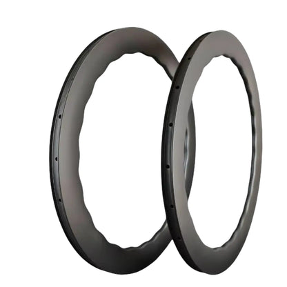 Cerchio per Bici da Corsa Bola 700C 55/60mm Wave in Carbonio Tubeless | 28mm di larghezza