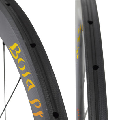 700C hand built DT350 carbon racing bike wheels tubular 38mm high 25mm wide with rim brake Bola